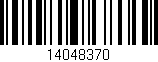 Código de barras (EAN, GTIN, SKU, ISBN): '14048370'