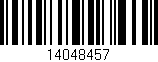 Código de barras (EAN, GTIN, SKU, ISBN): '14048457'