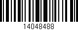 Código de barras (EAN, GTIN, SKU, ISBN): '14048488'