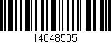 Código de barras (EAN, GTIN, SKU, ISBN): '14048505'