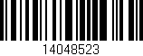 Código de barras (EAN, GTIN, SKU, ISBN): '14048523'