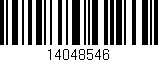 Código de barras (EAN, GTIN, SKU, ISBN): '14048546'