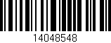Código de barras (EAN, GTIN, SKU, ISBN): '14048548'