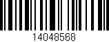 Código de barras (EAN, GTIN, SKU, ISBN): '14048568'