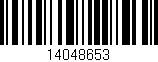 Código de barras (EAN, GTIN, SKU, ISBN): '14048653'