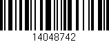 Código de barras (EAN, GTIN, SKU, ISBN): '14048742'