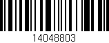 Código de barras (EAN, GTIN, SKU, ISBN): '14048803'