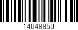 Código de barras (EAN, GTIN, SKU, ISBN): '14048850'