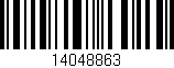 Código de barras (EAN, GTIN, SKU, ISBN): '14048863'