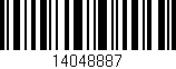 Código de barras (EAN, GTIN, SKU, ISBN): '14048887'