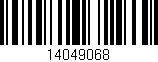 Código de barras (EAN, GTIN, SKU, ISBN): '14049068'