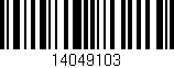 Código de barras (EAN, GTIN, SKU, ISBN): '14049103'