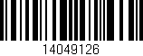 Código de barras (EAN, GTIN, SKU, ISBN): '14049126'