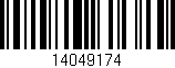 Código de barras (EAN, GTIN, SKU, ISBN): '14049174'