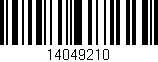 Código de barras (EAN, GTIN, SKU, ISBN): '14049210'