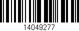 Código de barras (EAN, GTIN, SKU, ISBN): '14049277'