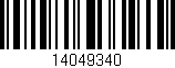Código de barras (EAN, GTIN, SKU, ISBN): '14049340'