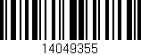 Código de barras (EAN, GTIN, SKU, ISBN): '14049355'