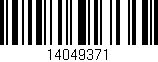 Código de barras (EAN, GTIN, SKU, ISBN): '14049371'