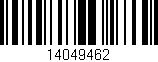 Código de barras (EAN, GTIN, SKU, ISBN): '14049462'