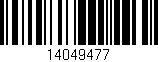 Código de barras (EAN, GTIN, SKU, ISBN): '14049477'