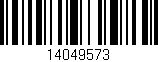 Código de barras (EAN, GTIN, SKU, ISBN): '14049573'