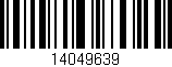 Código de barras (EAN, GTIN, SKU, ISBN): '14049639'