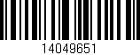 Código de barras (EAN, GTIN, SKU, ISBN): '14049651'