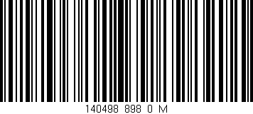 Código de barras (EAN, GTIN, SKU, ISBN): '140498_898_0_M'