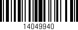 Código de barras (EAN, GTIN, SKU, ISBN): '14049940'