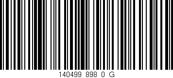 Código de barras (EAN, GTIN, SKU, ISBN): '140499_898_0_G'