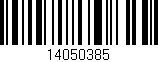 Código de barras (EAN, GTIN, SKU, ISBN): '14050385'