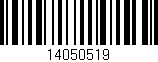 Código de barras (EAN, GTIN, SKU, ISBN): '14050519'