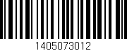 Código de barras (EAN, GTIN, SKU, ISBN): '1405073012'