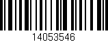 Código de barras (EAN, GTIN, SKU, ISBN): '14053546'