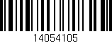 Código de barras (EAN, GTIN, SKU, ISBN): '14054105'