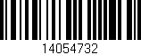 Código de barras (EAN, GTIN, SKU, ISBN): '14054732'
