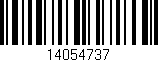 Código de barras (EAN, GTIN, SKU, ISBN): '14054737'