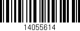 Código de barras (EAN, GTIN, SKU, ISBN): '14055614'