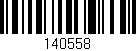 Código de barras (EAN, GTIN, SKU, ISBN): '140558'
