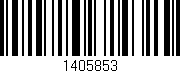 Código de barras (EAN, GTIN, SKU, ISBN): '1405853'