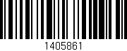 Código de barras (EAN, GTIN, SKU, ISBN): '1405861'