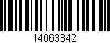 Código de barras (EAN, GTIN, SKU, ISBN): '14063842'
