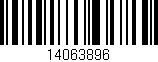 Código de barras (EAN, GTIN, SKU, ISBN): '14063896'