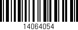 Código de barras (EAN, GTIN, SKU, ISBN): '14064054'