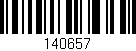Código de barras (EAN, GTIN, SKU, ISBN): '140657'
