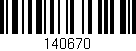 Código de barras (EAN, GTIN, SKU, ISBN): '140670'