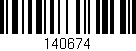Código de barras (EAN, GTIN, SKU, ISBN): '140674'