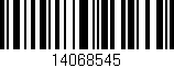 Código de barras (EAN, GTIN, SKU, ISBN): '14068545'
