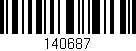 Código de barras (EAN, GTIN, SKU, ISBN): '140687'